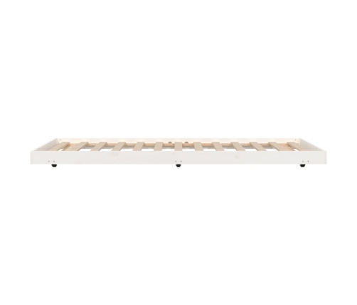 vidaXL Estructura de cama madera maciza de pino blanco 80x200 cm