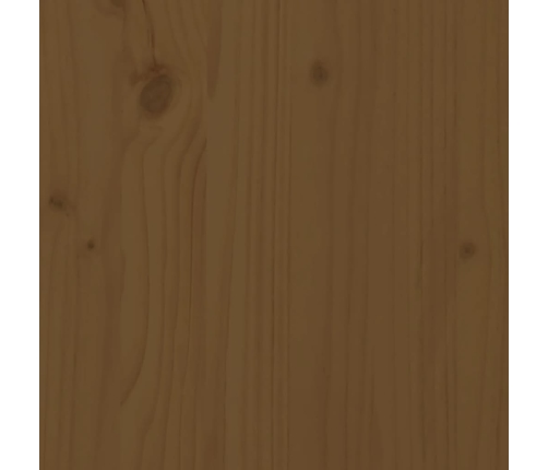 Aparador alto madera maciza de pino marrón miel 83x41,5x100 cm