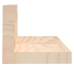 Estantes de pared 2 uds madera maciza de pino 50x11x9 cm