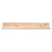 Estantes de pared 2 uds madera maciza de pino 80x11x9 cm