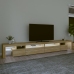 Mueble de TV con luces LED color roble Sonoma 290x36,5x40 cm