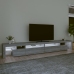 vidaXL Mueble de TV con luces LED gris Sonoma 290x36,5x40 cm