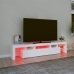 Mueble de TV con luces LED blanco 200x36,5x40 cm