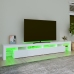 Mueble de TV con luces LED blanco 260x36,5x40 cm