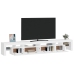 Mueble de TV con luces LED blanco 260x36,5x40 cm