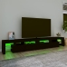 Mueble de TV con luces LED Negro 260x36,5x40 cm