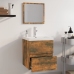 Set de muebles de baño madera contrachapada color roble ahumado