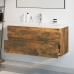 Mueble de baño con lavabo madera contrachapada roble ahumado