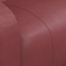 Sillón de masaje elevable cuero sintético rojo tinto