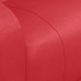 Sillón de masaje elevable cuero sintético rojo