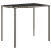 Set de muebles de jardín 4 pzas y cojines ratán sintético gris