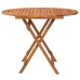 Juego de comedor de jardín 5 piezas madera maciza de acacia