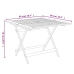 Juego de comedor de jardín 5 piezas madera maciza de acacia