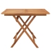 Juego de comedor de jardín 5 piezas madera maciza de acacia