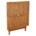 Juego de comedor de jardín 5 piezas madera maciza de acacia