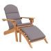 Juego de muebles de jardín Adirondack 3 piezas madera acacia