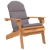 Juego de muebles de jardín Adirondack 4 piezas madera acacia