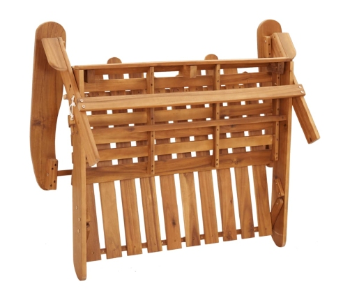 Juego de muebles de jardín Adirondack 4 piezas madera acacia