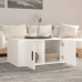 Mesa de centro madera contrachapada blanco 80x50x36 cm