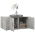 Mesa de centro madera contrachapada gris hormigón 80x50x36 cm