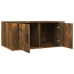 vidaXL Mesa de centro madera contrachapada roble ahumado 80x50x36 cm