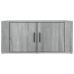 Mesa de centro madera contrachapada gris Sonoma 80x50x36 cm