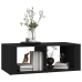 vidaXL Mesa de centro madera contrachapada negro 100x50x36 cm