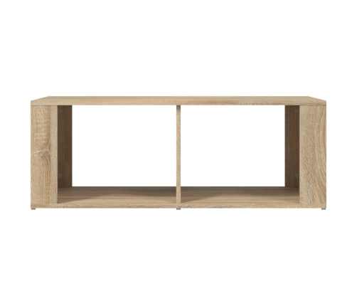 Mesa de centro madera contrachapada roble Sonoma 100x50x36 cm