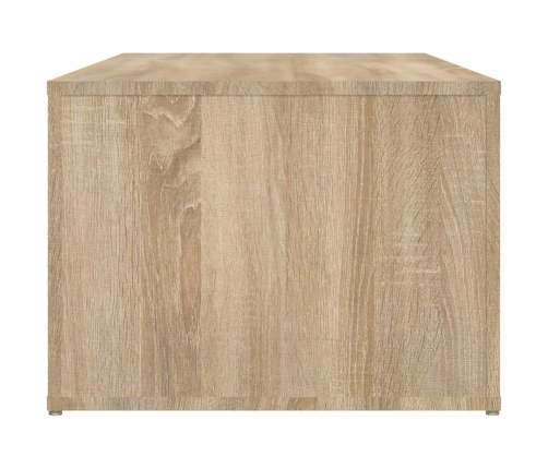 Mesa de centro madera contrachapada roble Sonoma 100x50x36 cm