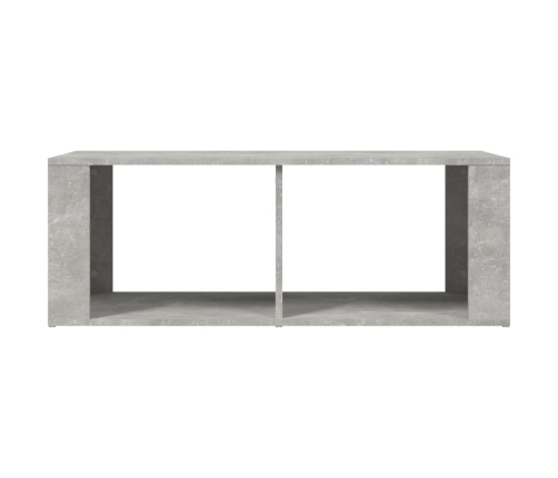 Mesa de centro madera contrachapada gris hormigón 100x50x36 cm