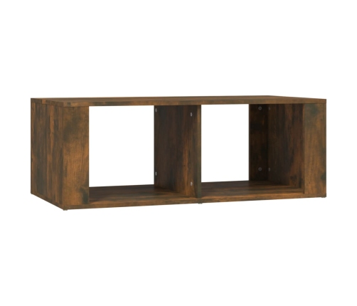 Mesa de centro madera contrachapada roble ahumado 100x50x36 cm