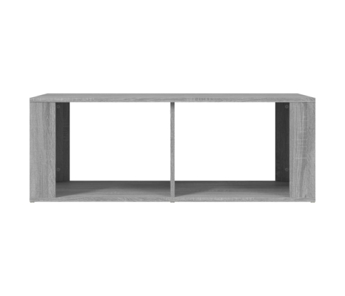 Mesa de centro madera contrachapada gris Sonoma 100x50x36 cm