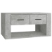 Mesa de centro madera contrachapada gris hormigón 80x50x40 cm