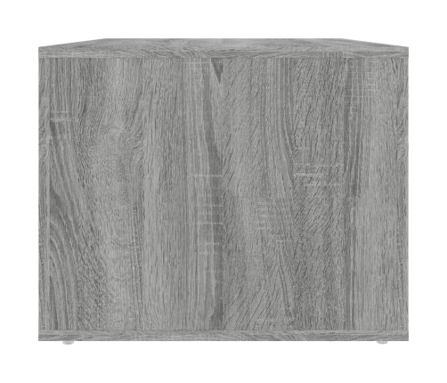 vidaXL Mesa de centro madera contrachapada gris Sonoma 80x50x40 cm