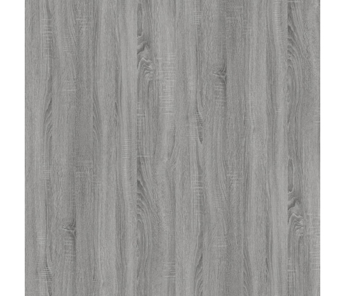 vidaXL Mesa de centro madera contrachapada gris Sonoma 80x50x40 cm