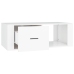 vidaXL Mesa de centro madera contrachapada blanco 100x50,5x35 cm