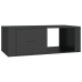 vidaXL Mesa de centro madera contrachapada negro 100x50,5x35 cm