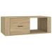 Mesa de centro madera contrachapada roble Sonoma 100x50,5x35 cm