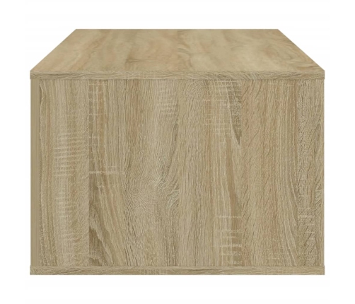 Mesa de centro madera contrachapada roble Sonoma 100x50,5x35 cm