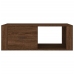 vidaXL Mesa de centro madera contrachapada marrón roble 100x50,5x35 cm