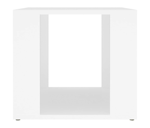 vidaXL Mesita de noche madera contrachapada blanco 41x40x36 cm