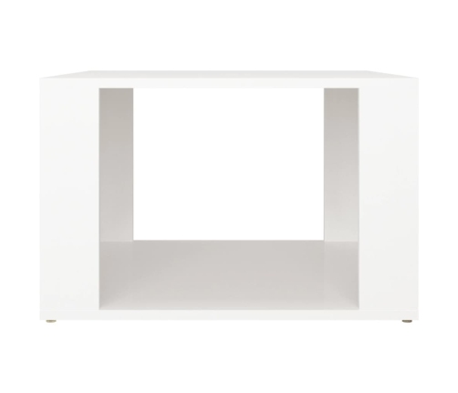 vidaXL Mesita de noche madera contrachapada blanco 57x55x36 cm