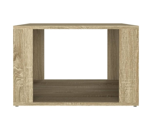 Mesita de noche madera contrachapada roble Sonoma 57x55x36 cm