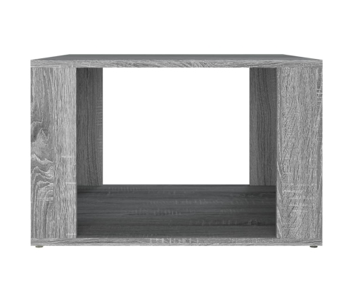 Mesita de noche madera contrachapada gris Sonoma 57x55x36 cm