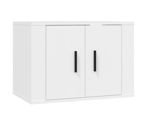 Mueble para TV de pared blanco 57x34,5x40 cm