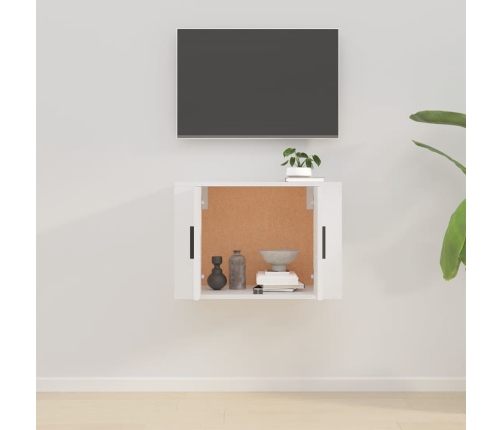 Mueble para TV de pared blanco 57x34,5x40 cm