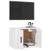 Mueble para TV de pared blanco 57x34,5x40 cm