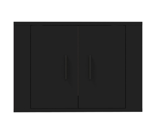 Mueble para TV de pared negro 57x34,5x40 cm