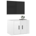 Mueble para TV de pared blanco brillante 57x34,5x40 cm