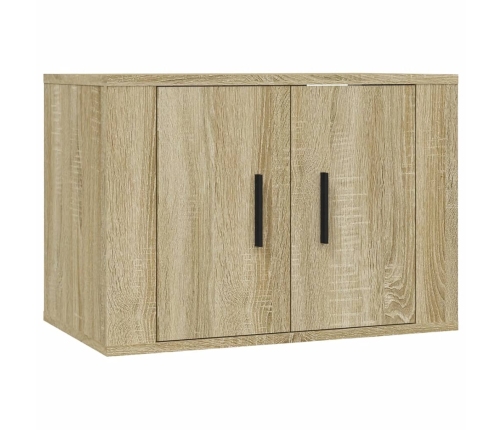 vidaXL Mueble para TV de pared roble Sonoma 57x34,5x40 cm